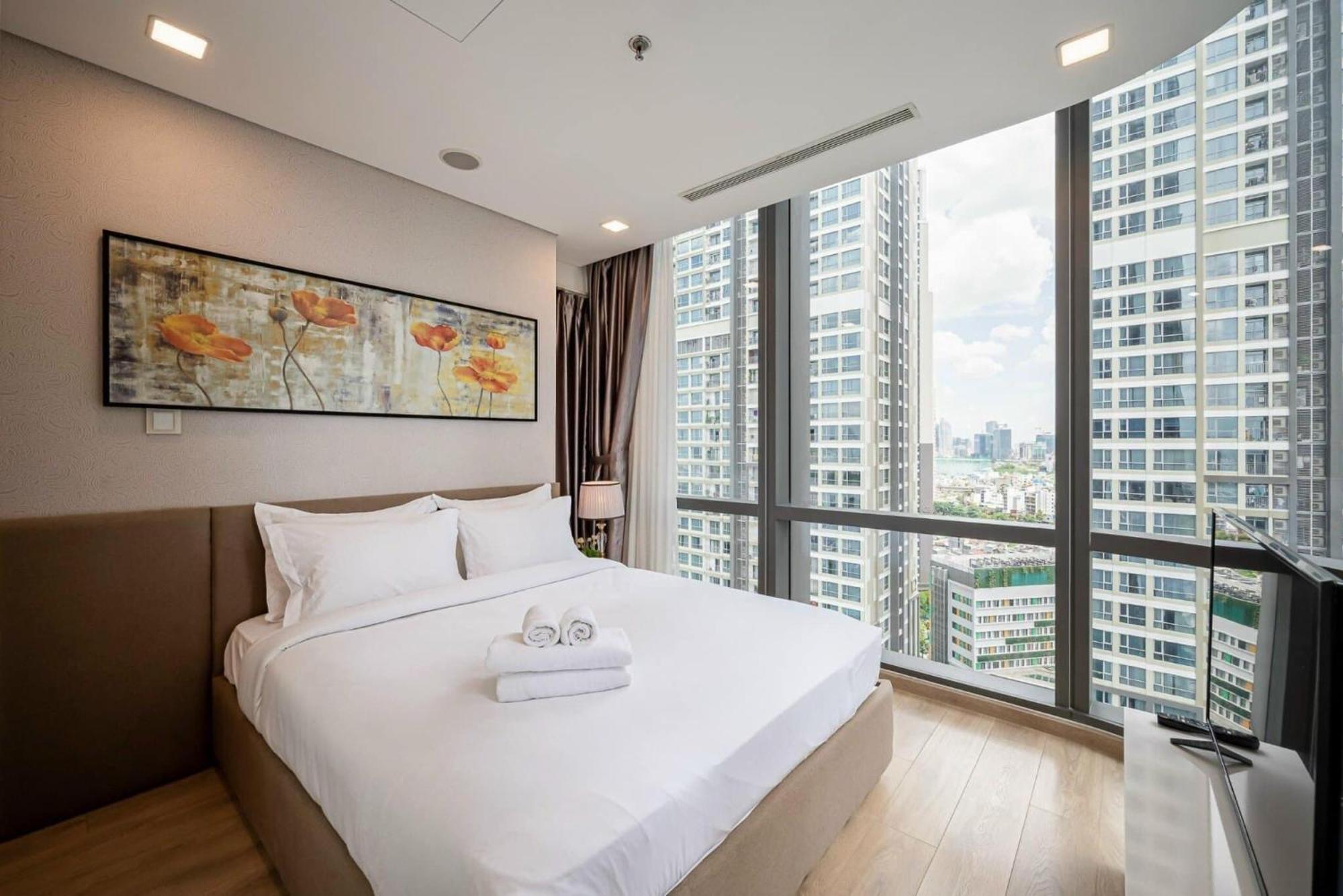 Sky Park Apartment - Vinhomes Central Park Хошимин Екстериор снимка